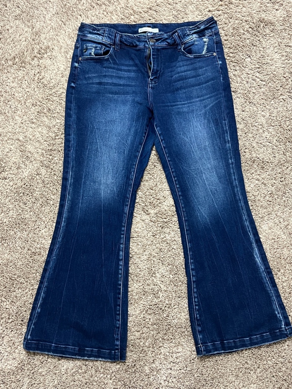 KanCan Deep Indigo Flare Jeans